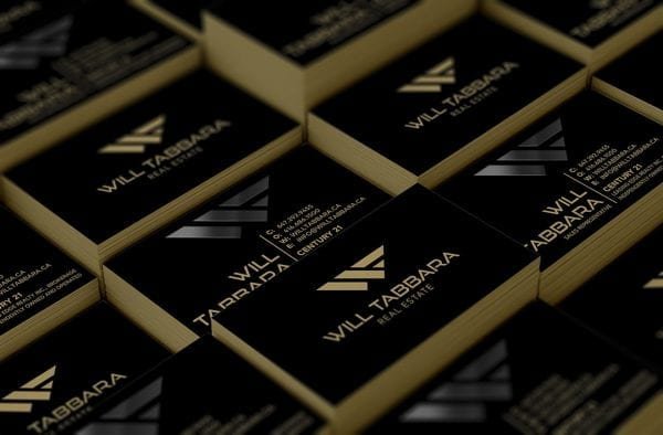 real estate agent business card - acxes 9 design studio