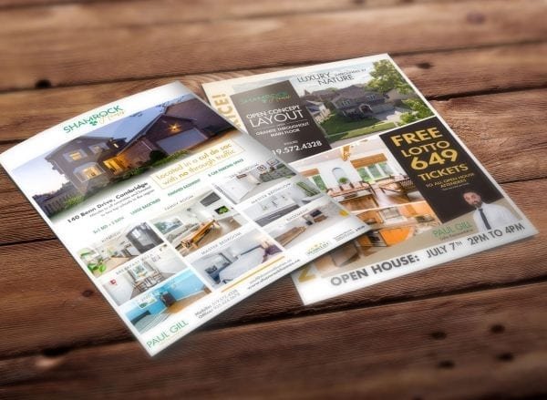 real estate agent flyer